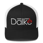 Dalke Fishing Trucker Hat black white