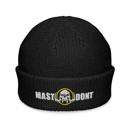 Anglermütze Mastodont Fisherman Beanie schwarz