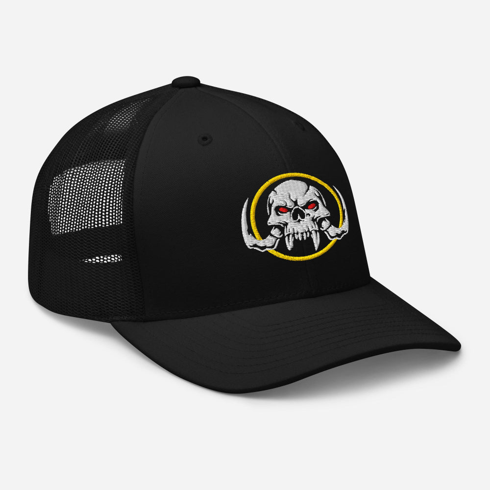 Mastodont Skull Trucker Cap black