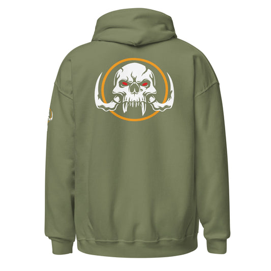 Mastodont Unisex Hoodie mit 3 Logos green