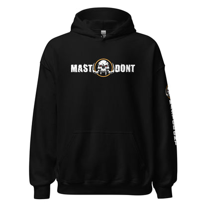 Mastodont Unisex Hoodie mit 3 Logos black