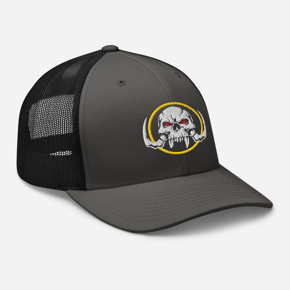 Mastodont Skull Trucker Cap gray