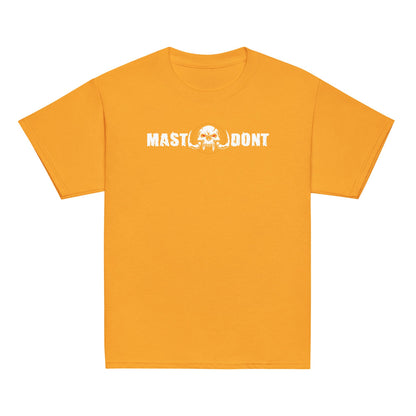 Mastodont youth classic tee gold